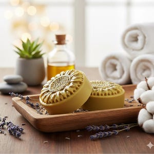 Turmeric Coffee Exfoliating Soap – Chamomile Sunflower Artisan Bar