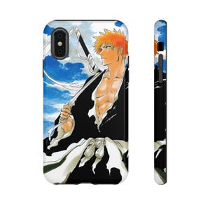 Custodie resistenti Anime Ichigo, custodia per telefono Bleach, custodia protettiva Manga giapponese, regalo Otaku, custodia Kurosaki Shinigami Samsung