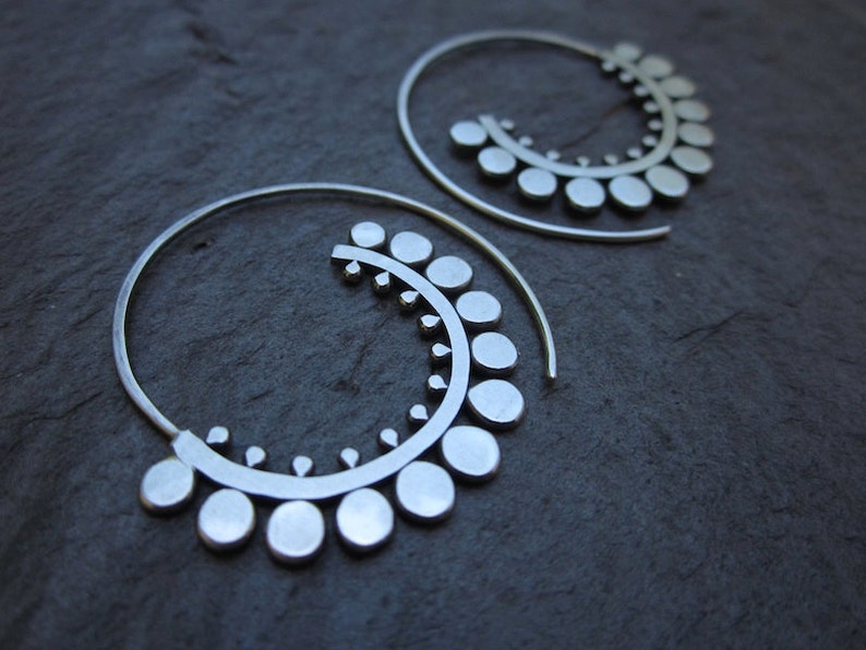 Sunflower Spiral Hoops image 4