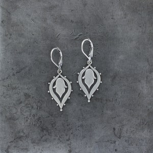 Lotus Drop Earrings