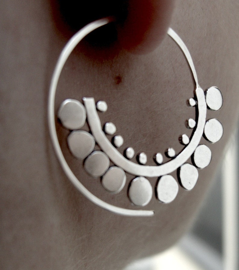 Sunflower Spiral Hoops image 3