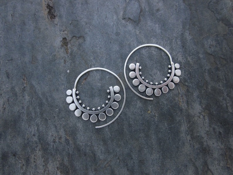 Sunflower Spiral Hoops image 1