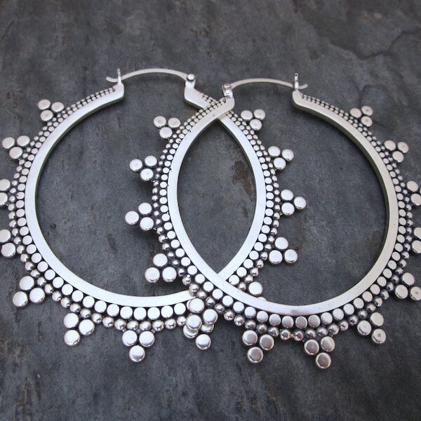 XL Tribal Hoops