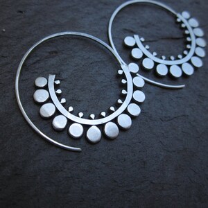 Sunflower Spiral Hoops image 5