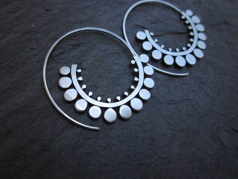 Sunflower Spiral Hoops image 5