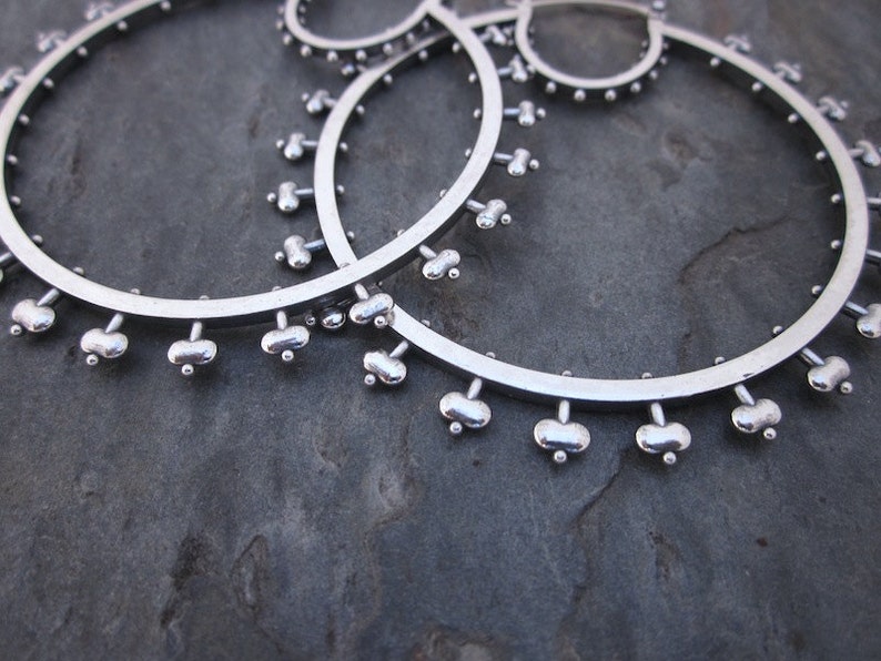 Belle Hoops - Silver main image 0