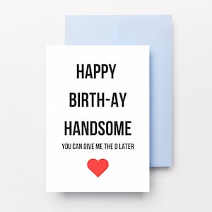 Happy Birth-ay You Can Give Me The D Later Card, grappige verjaardagskaart, kaart voor vrienden, gelukkige verjaardagskaart | PDF | JPG | png