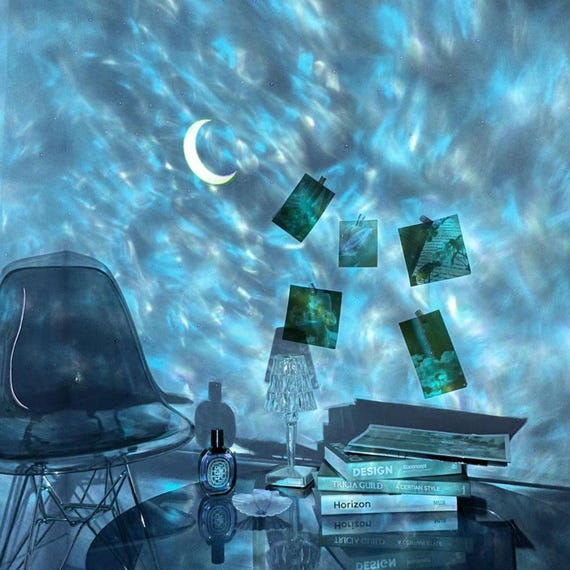 Aurora Galaxy Night Light Projector: Multi-color Starry Sky Lamp