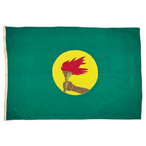 Vintage Historical Flag of Zaire, Africa (Democratic Republic of the Congo)