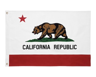 ビンテージ　80年代　カリフォルニア州旗　コットン100% ビンテージ 80年代 カリフォルニア州旗 コットン100%