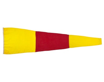 XL Vintage Wool Nautical Signal Flag