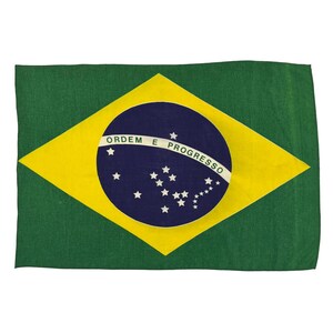 Vintage Wool Flag of Brazil