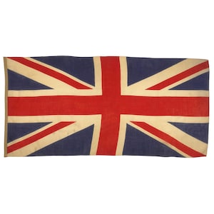 Vintage Wool Union Jack Flag
