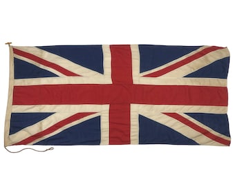 Vintage Sewn Nautical Union Jack Flag