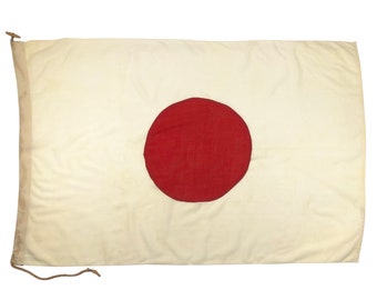 Large Vintage Nautical Flag of Japan