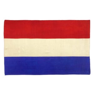 Small Antique Silk Flag of the Netherlands