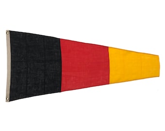 Reconstructed Vintage Flag of Germany Pennant