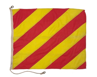 Small Vintage Distressed Nautical Signal Flag