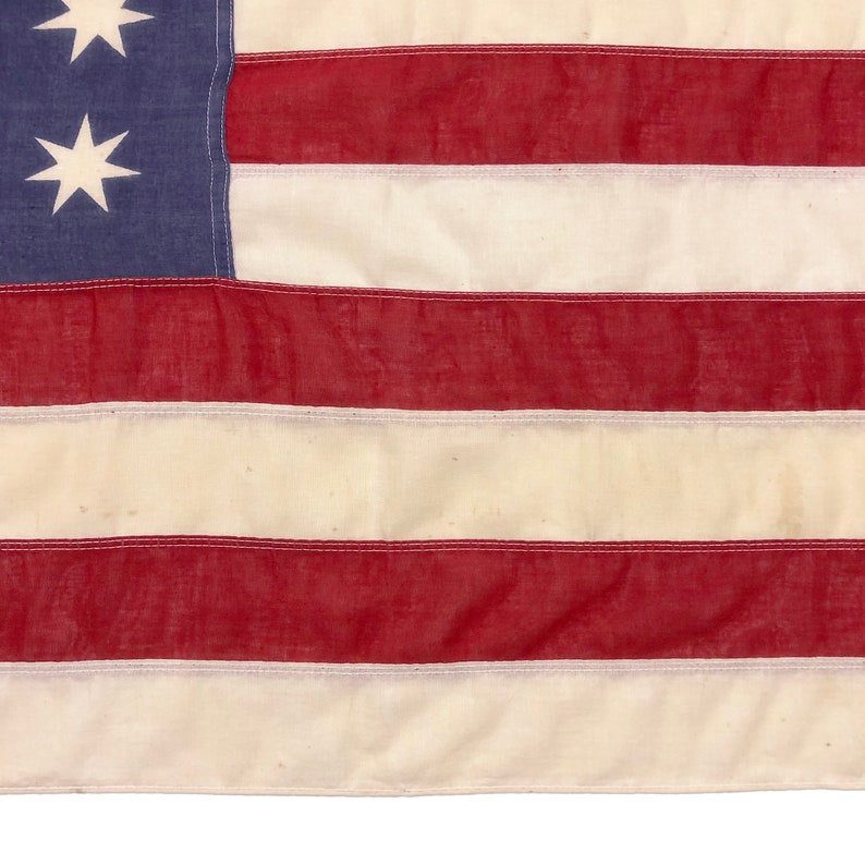 Vintage Cotton Bennington 76 American Flag image 3