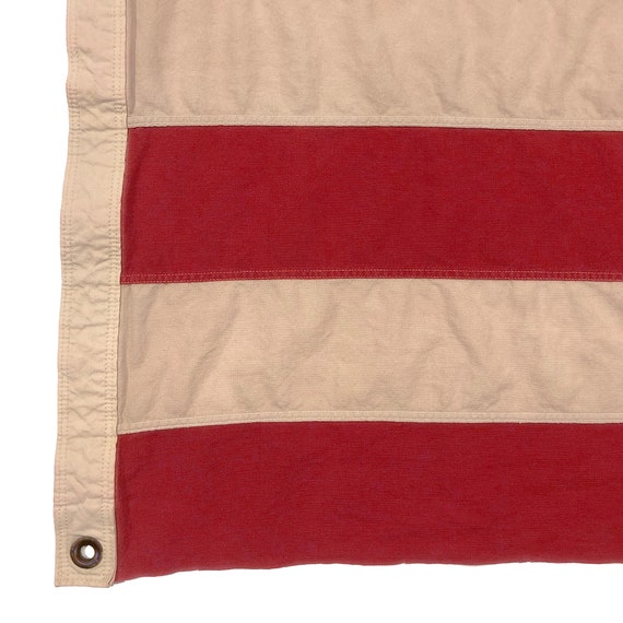 特大！BIG アメリカヴィンテージ星条旗cottonフラッグ USAアンティーク