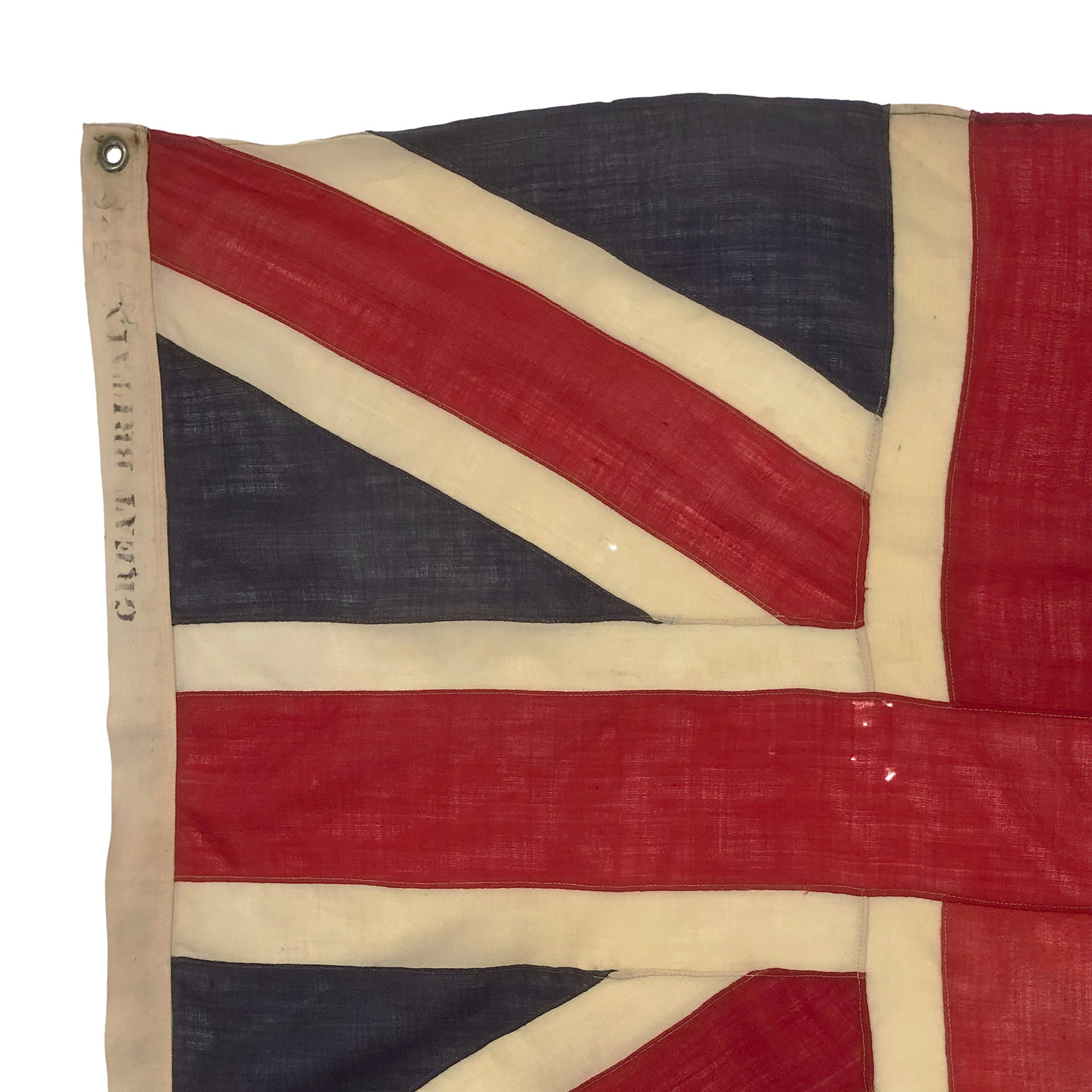 XL Vintage Wool British Red Ensign Flag With Union Jack - Etsy