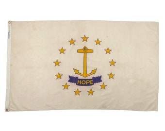 Vintage Cotton State Flag of Rhode Island