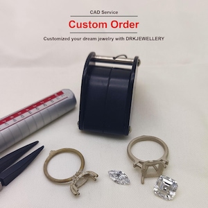 Custom Jewelry Design - CAD Service, Personalized Engagement Rings, Custom Wedding Bands, Made to Order Jewelry, Rings, Earrings, Necklace..