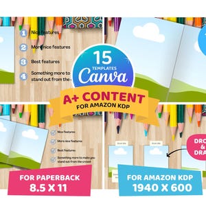 Canva Amazon A+ Content - 1940 × 1200 - 8.5 x 11 inches - Kdp