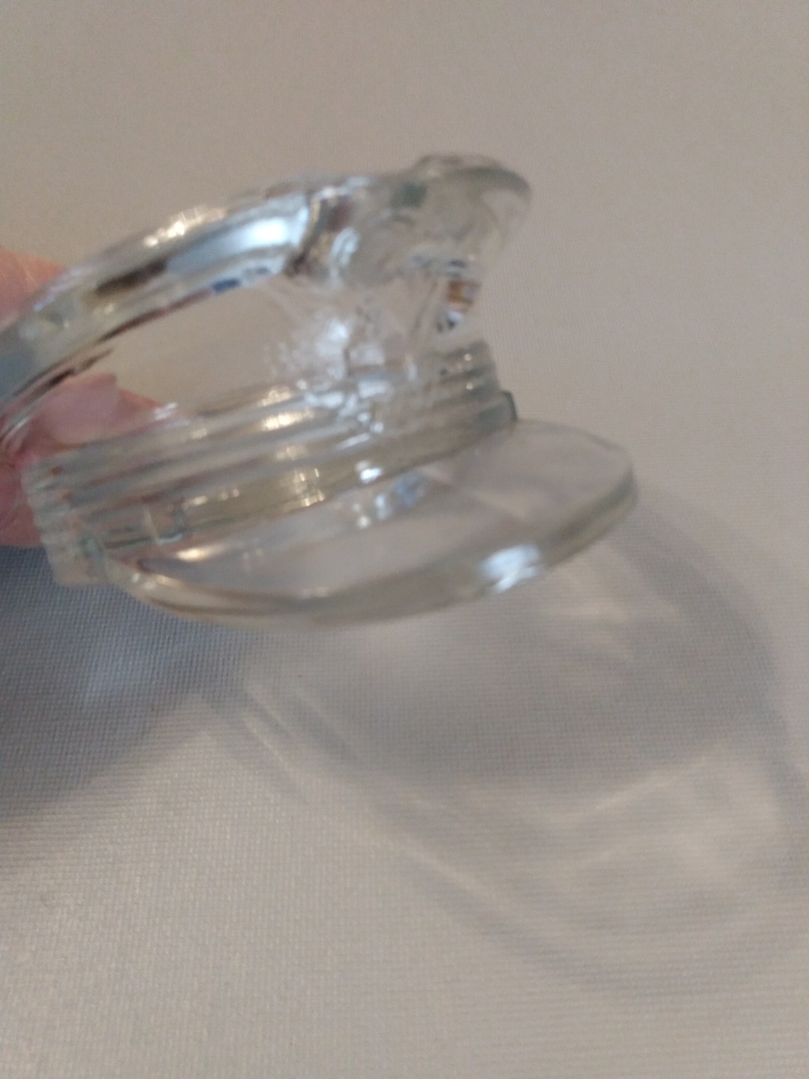 Vintage Ashtray Vintage Glass Hat Ashtray Vintage Glass Etsy