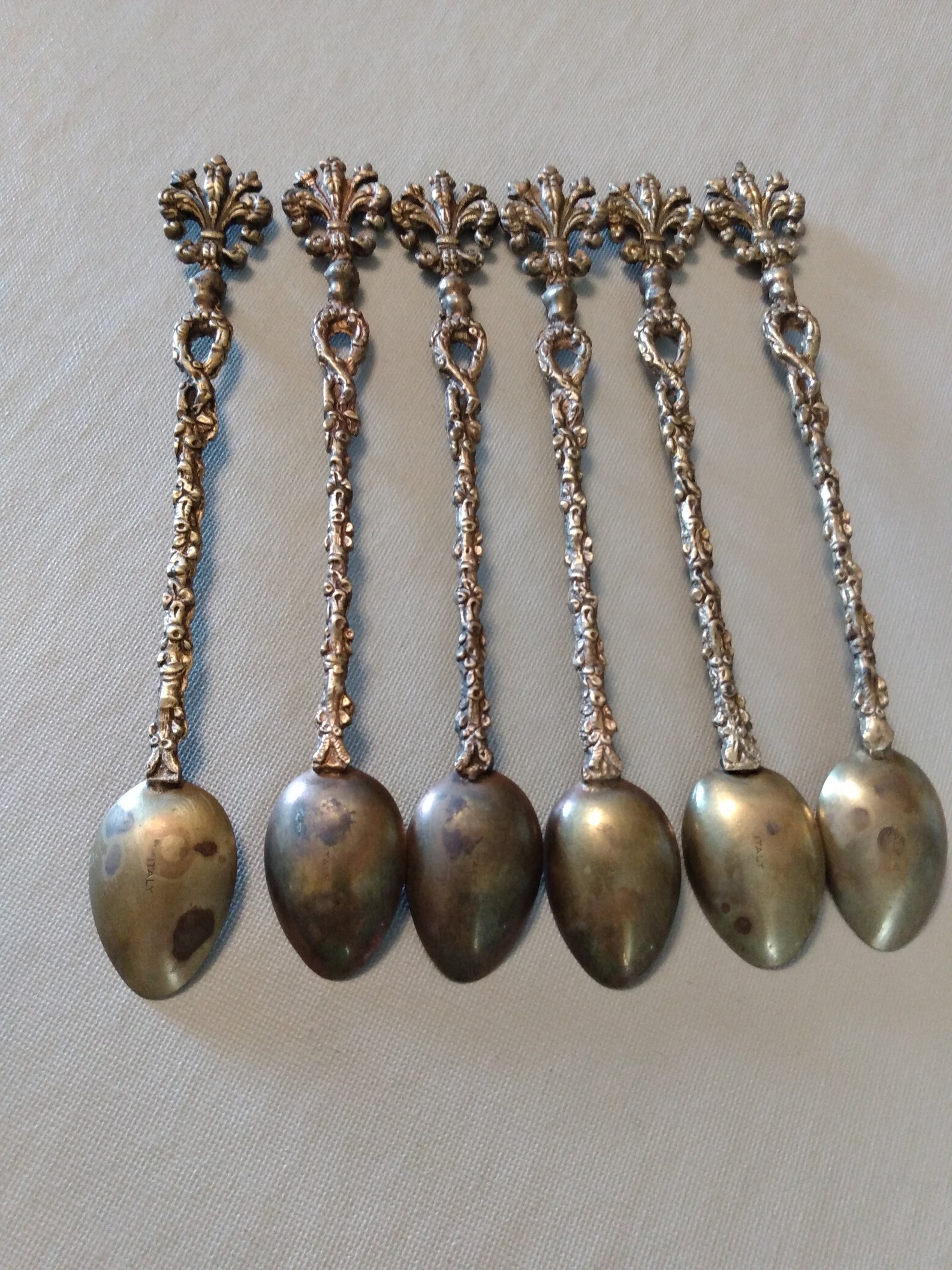 Vintage Spoons Vintage Decorative Brass Spoons Vintage Jewelry Etsy