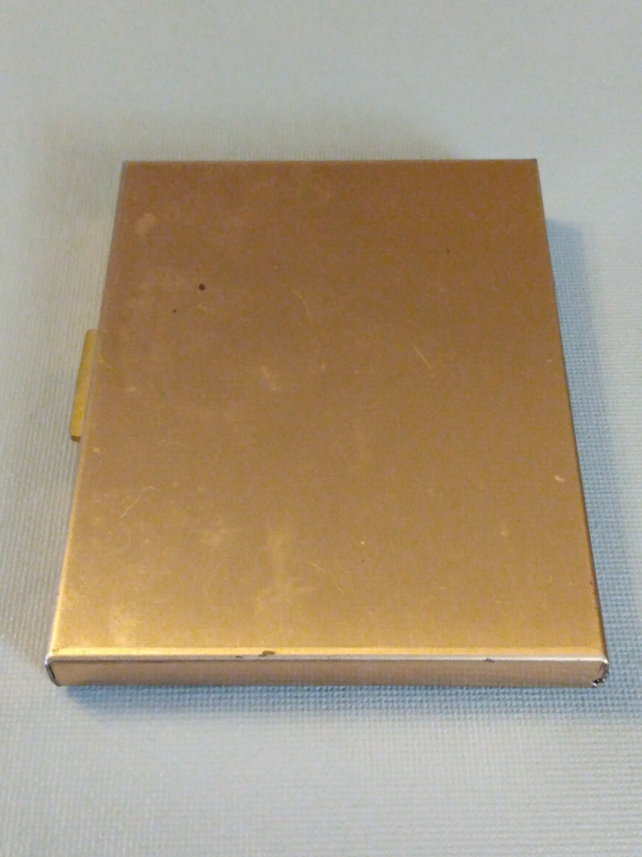 Vintage Photo Album Small Metal Photo Album Gold Metal Picture Etsy