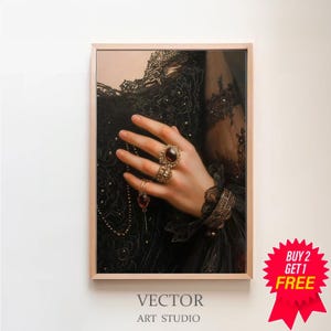Stimmungsvoller viktorianischer Druck | Druckbare Vintage Kunst | Dark Academia Drucke | Digitaler Download