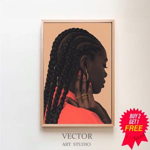 black art, black girl art, black woman wall art, black wall art, black woman art, black girl wall art, urban digital prints, black art print