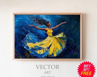 ダンスアートプリント、ダンスアートワーク、バレリーナアートワーク