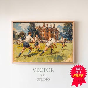 Football Print, Football Printable Art, Football Posters, Sport Art Prints, Football Wall Art, Football Art Prints, Printable Wall Art