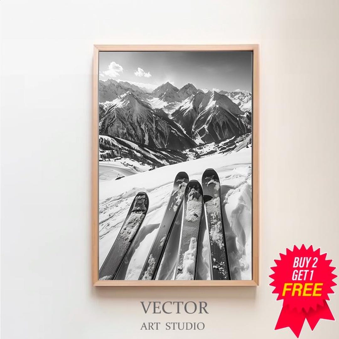 Vintage APRES SKI PHOTO Print - Vintage Ski Art, Ski Home Decor ...