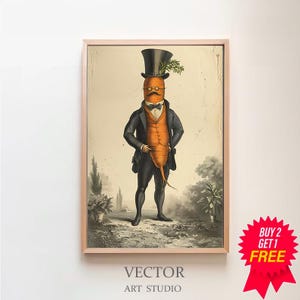Printable Kitchen Art | Digital Download | Vegetables Poster | Kitchen Wall Decor | Funny Art Print | Vegetable Prints | Botanical Wall Art