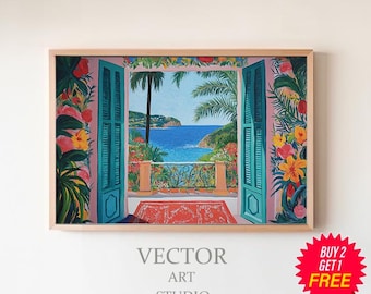 Henri Matisse Poster - Farbfrohe Wandkunst als Matisse Print, Matisse Kunstdruck, Moderner Horizontaler Kunstdruck, Matisse Museum Print