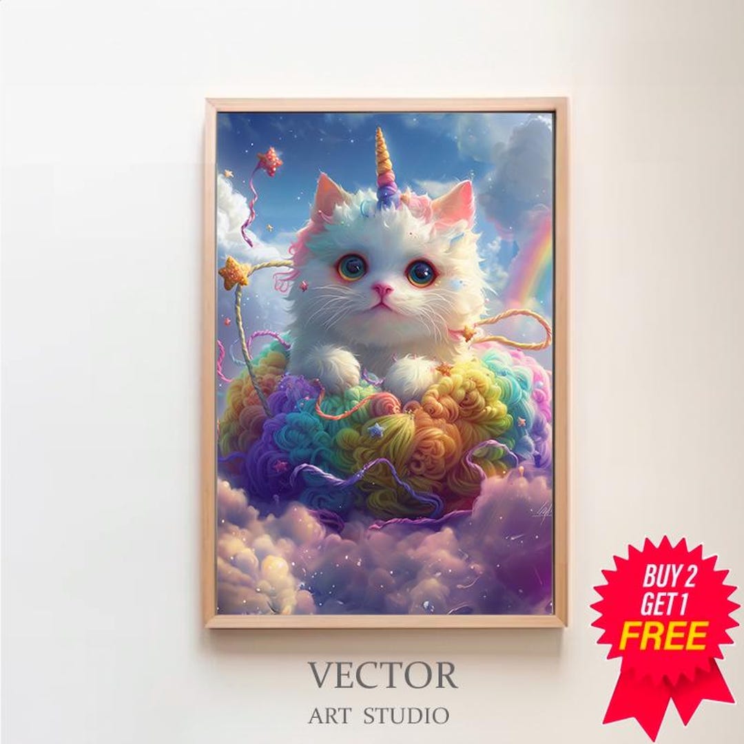 Produktbild von VZRSQZK Filmposter Mit Katzen-Motiv, Dekoratives Gemälde, Leinwand