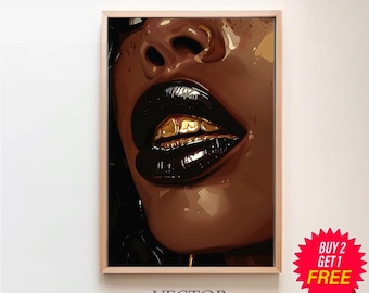 black art, black girl art, black woman wall art, black wall art, black woman art, black girl wall art, couple digital grill, black art print