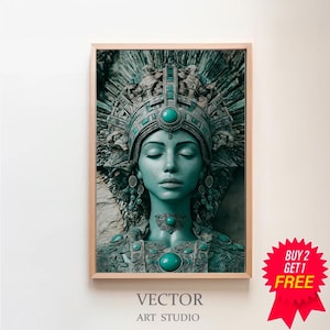 Tara Green Goddess Art Green Tara Art Print, Tibetan Buddhist Deity Meditation Wall Art, Spiritual Decor Enlightening, Divine Feminine Art