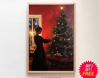 クリスマス ボール | デジタル ダウンロード用のアンティーク
