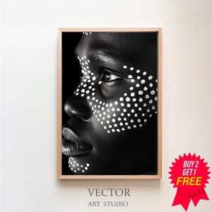 black art, black and white wall art, African art, printable art, wall art printable, extra large wall art, digital wall art