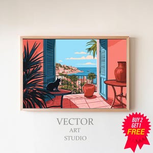 Henri Matisse Poster - Farbfrohe Wandkunst als Matisse Print, Matisse Kunstdruck, Moderner Horizontaler Kunstdruck, Matisse Museum Print