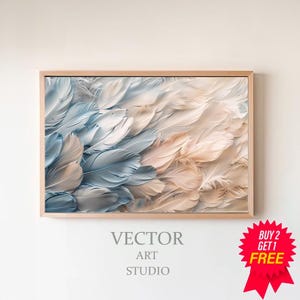 Wall Art Canvas Schilderij Abstracte Veer Posters en Prints Foto &#39;S voor Woonkamer Moderne Cuadros Woondecoratie Digitale Download