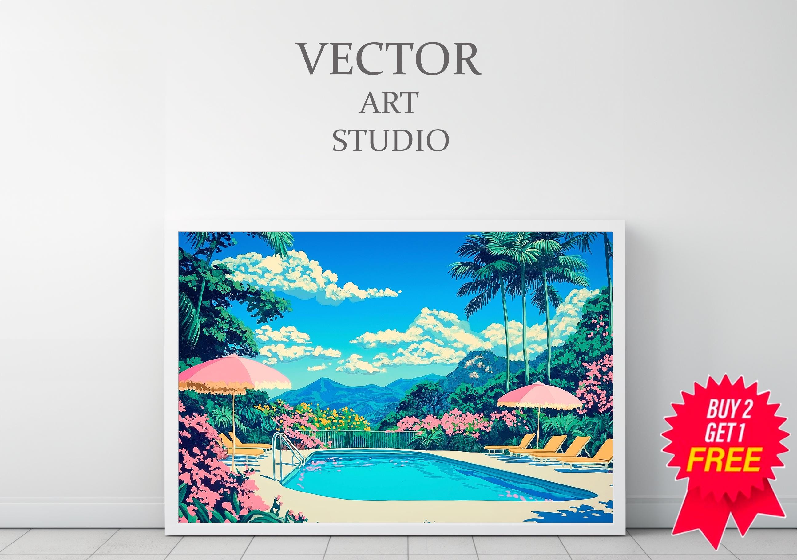 アート・デザイン・音楽 Swimming Pool アート・デザイン・音楽 Swimming Pool by Marie Stabn アート