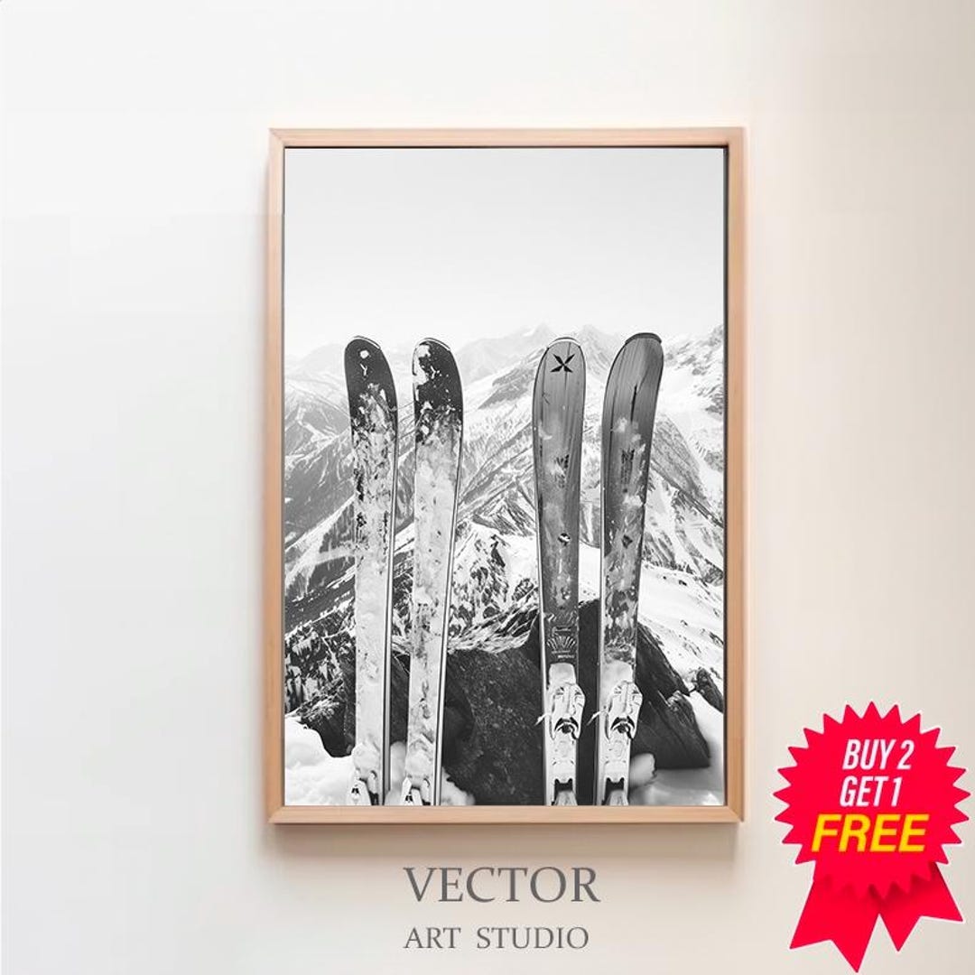Vintage APRES SKI PHOTO Print - Vintage Ski Art, Ski Home Decor ...