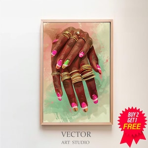 black art, black girl art, black woman wall art, black wall art, black woman art, black girl wall art, urban digital prints, black art print