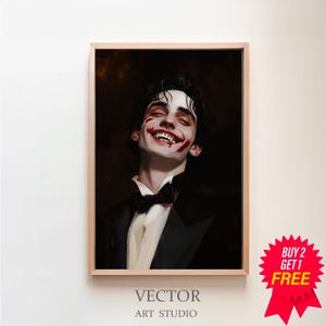 The Vampire - Vintage Print - Home Decor - Dark Academia - Dark Art - Occult Poster - Gothic Home Decor - Wiccan Art - Witchcraft