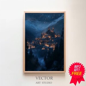 Velaris City of Starlight Poster Print - Velaris ACOTAR Wall Art - Night Court Wall Art by Sarah J Maas - Bookish Gifts - Digital Download